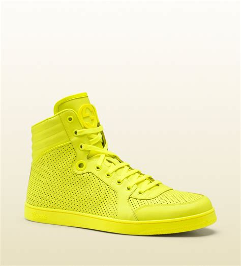 yellow gucci top|yellow Gucci sneakers.